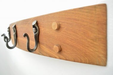 Forged Hooks, Blacksmith, Coat Rack,Style, Interior Design, Oak