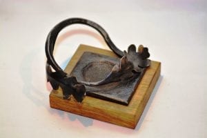 Oak, Leaf, Hand Forged,Tea Light Holder, Candle, Interior, Country, Country Living,