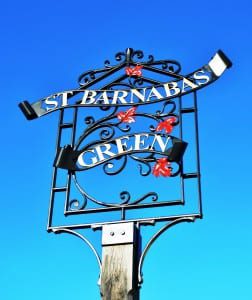 Sign, public art, housing estate art, traditional, modern
