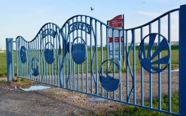 Lancing, gates, community design, public art