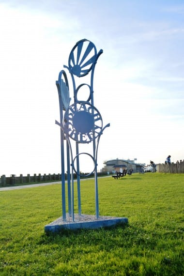 public art, lancing beach green,