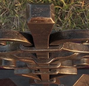 Memorial, Hand Forged, Kyle Swann. Forged Detail