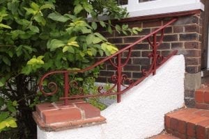 Contemporary Metal Work, Hand Forged Handrail, Railings, Blacksmith, Wrought Iron, Bespoke