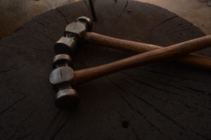 Hand forged hammers, blacksmith, Kyle Swann,