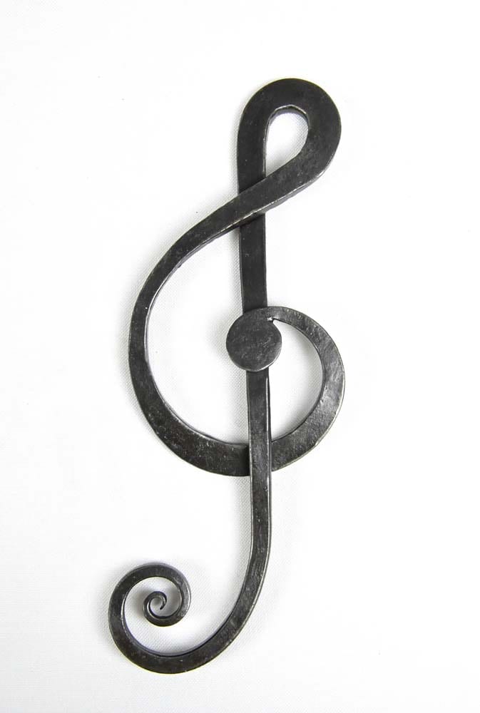 Music, Treble Clef, Bespoke, Artisan, Luxury, Table, Design, Blacksmith, Swann Forge, Wrought Iron, Art, Decor, Metal, Forged, Iron, Interior Design